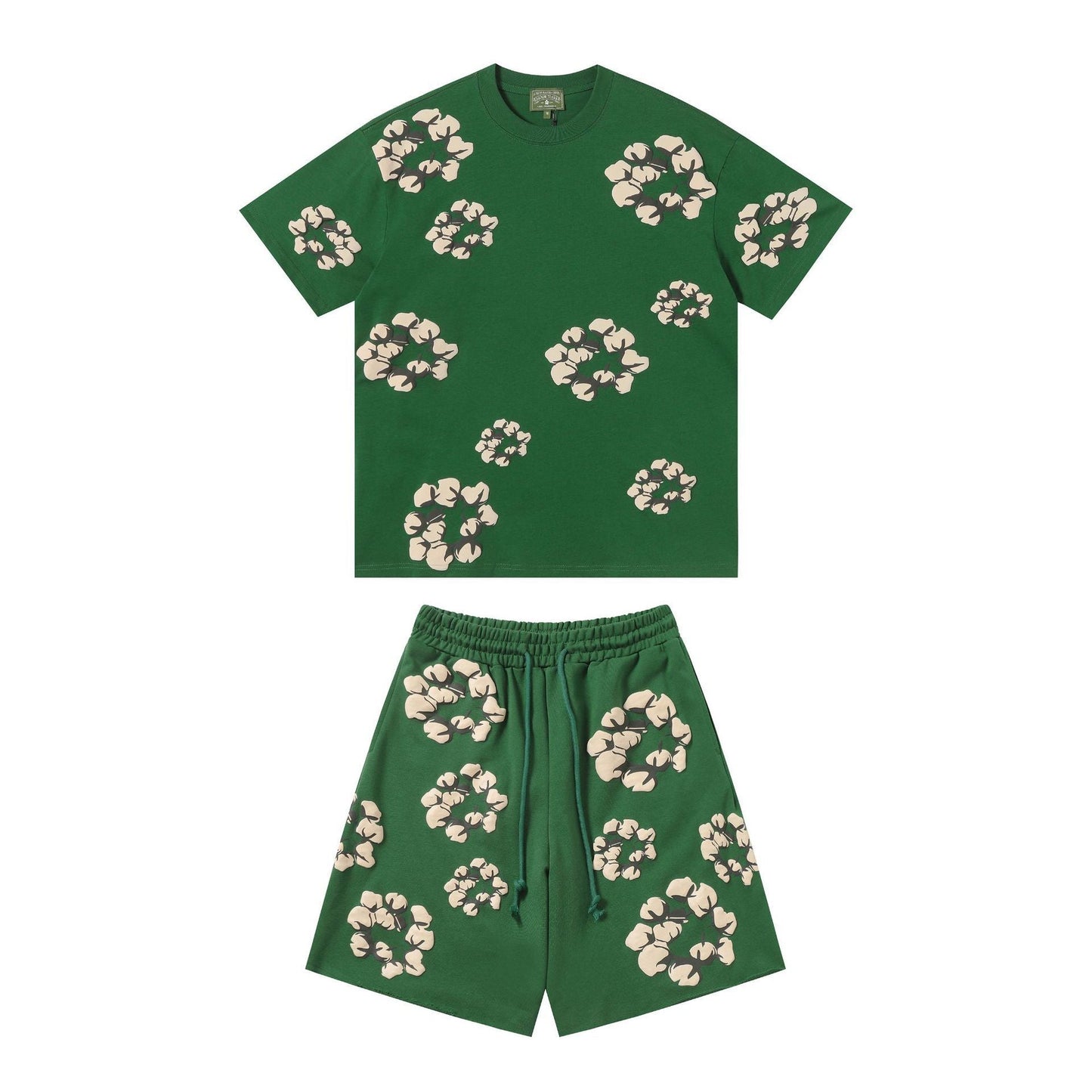 Denim Tears Shirt/Shorts (purchased Separately) Foam Print Short Sleeve T-Shirt