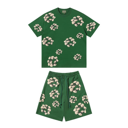 Denim Tears Shirt/Shorts (purchased Separately) Foam Print Short Sleeve T-Shirt