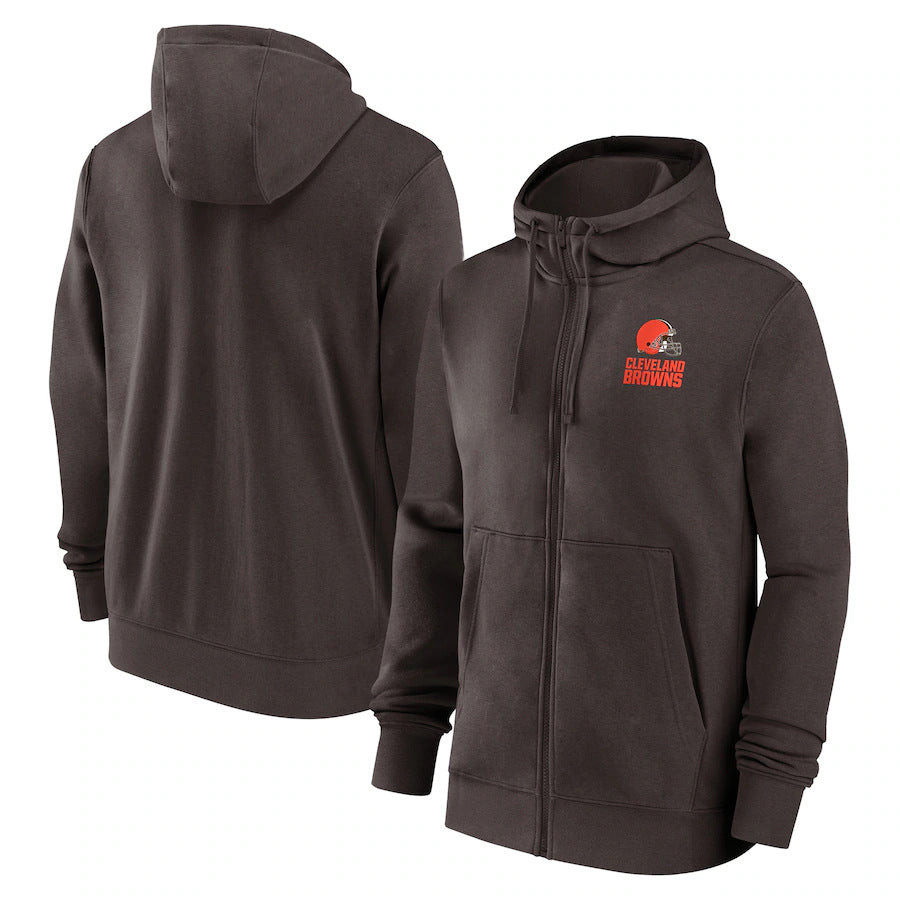 NFL Hoodie Autumn Cardigan Zip Hoodie Casual Sports NFL