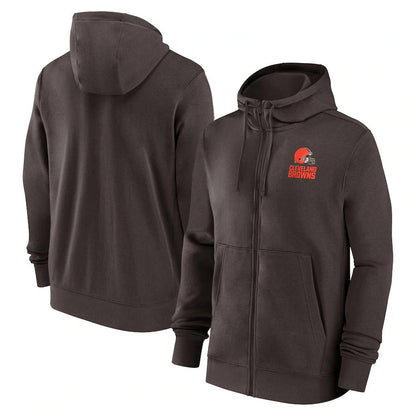 NFL Hoodie Autumn Cardigan Zip Hoodie Casual Sports NFL