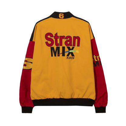 Women Jackets Vintage Racing Suit Baseball Uniform Motorcycle Jacket