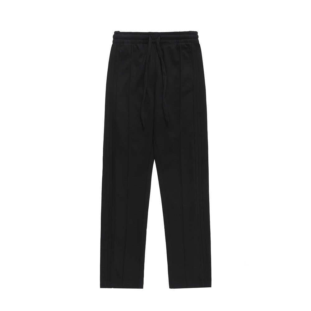 Men Sweatpants Casual Pants Men's Solid Color Straight Loose Track Pants