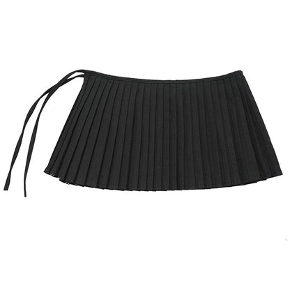 Women Shorts Pleated Skirt Shorts Summer A- line Skirt Skirt