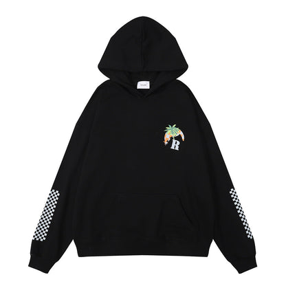 Rhude Hoodie Formula Racing Printed Hooded Sweater Jacket