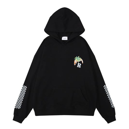 Rhude Hoodie Formula Racing Printed Hooded Sweater Jacket