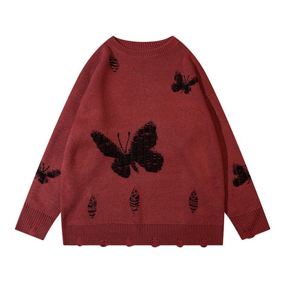 Women Sweater Oversize Butterfly Knitted Sweater