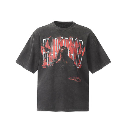 Unisex T-Shirts FOG Vintage Jesus Print T-Shirt