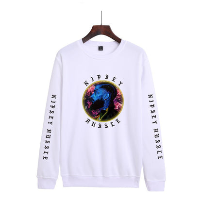 Nipsey Hussle Hoodie Rap Men's and Women's Loose round Neck Sweater