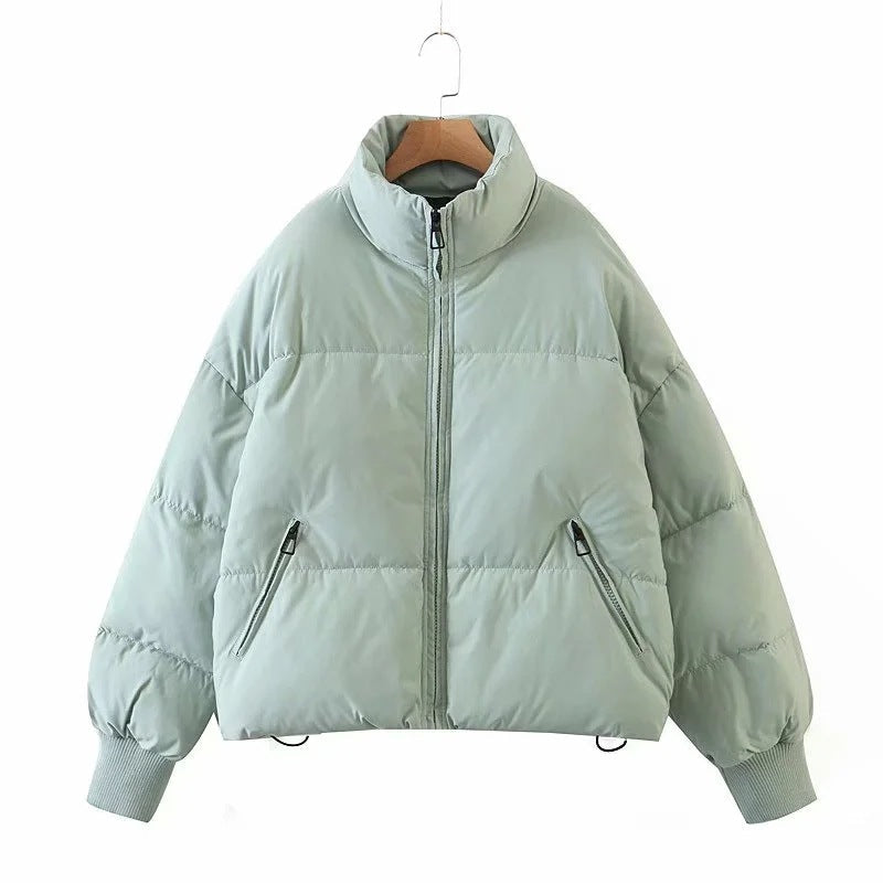 Women Cotton Coat Loose and Warm Idle Style down Jacket