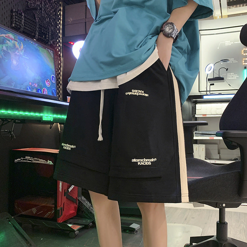 Men Beach Shorts Sports Loose Casual Summer