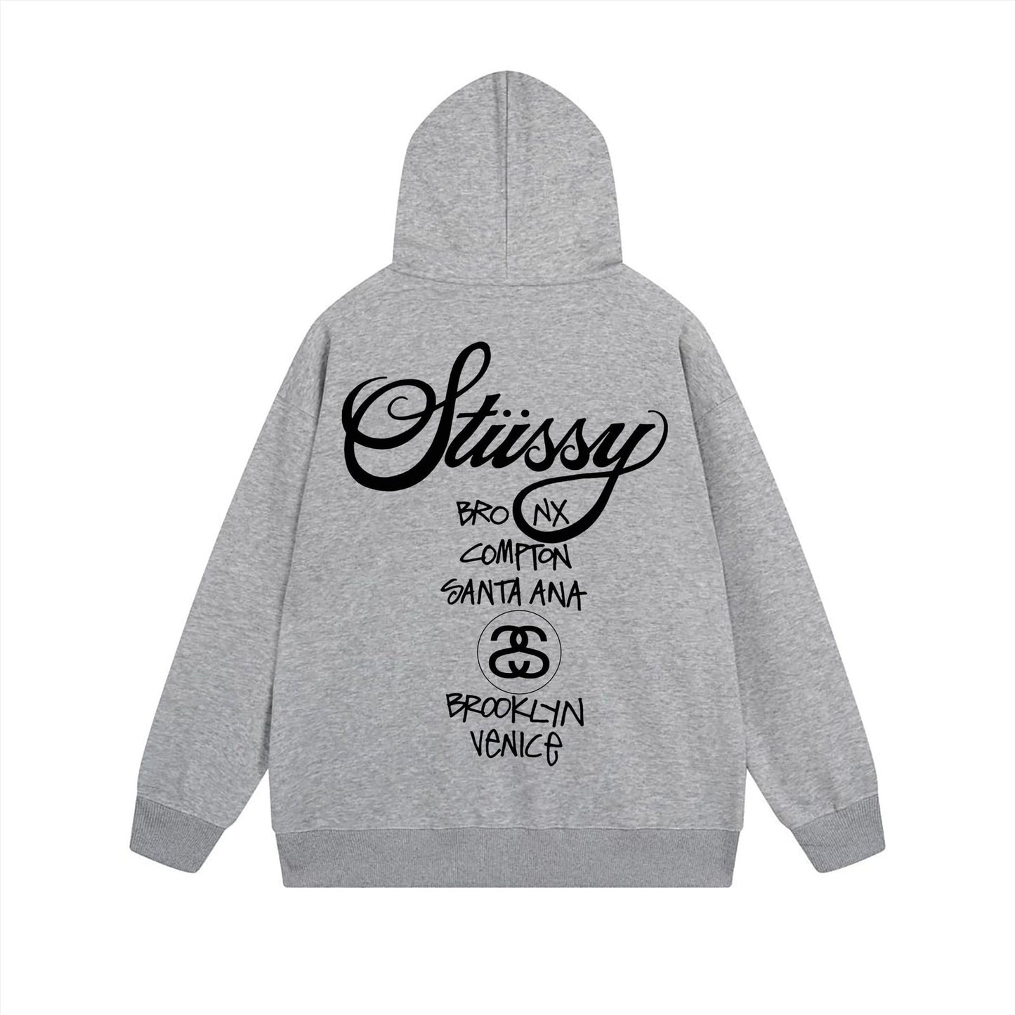Stussy Hoodie Zip Cardigan Hooded Sweater