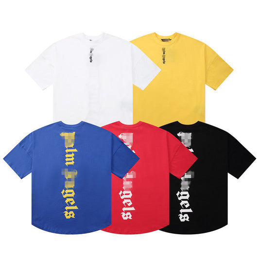 Palm Angle T Shirts Candy Color Half Sleeve Shirt