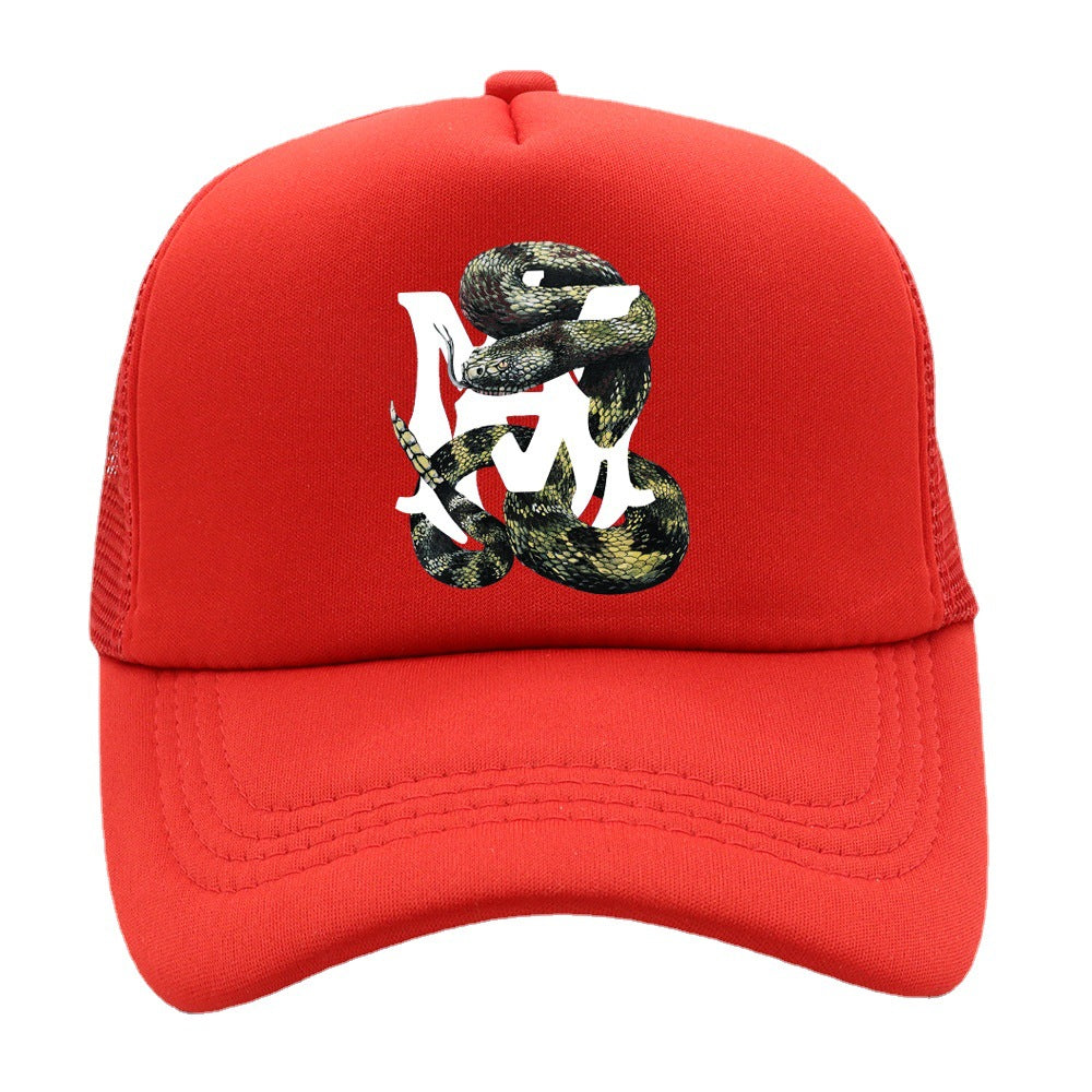 Amiri Hat Printed Letter Shade Baseball Cap Truck Casual Cap