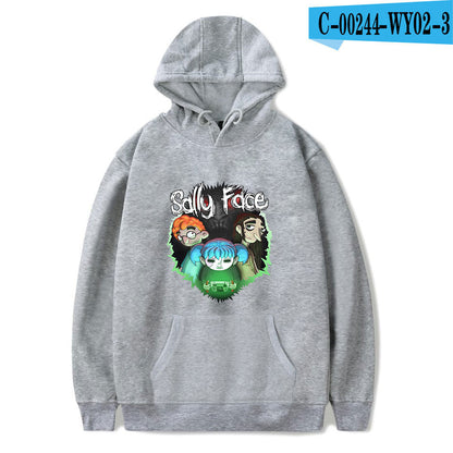 Sally Face Hoodie Game Character Printing Fashion Personality