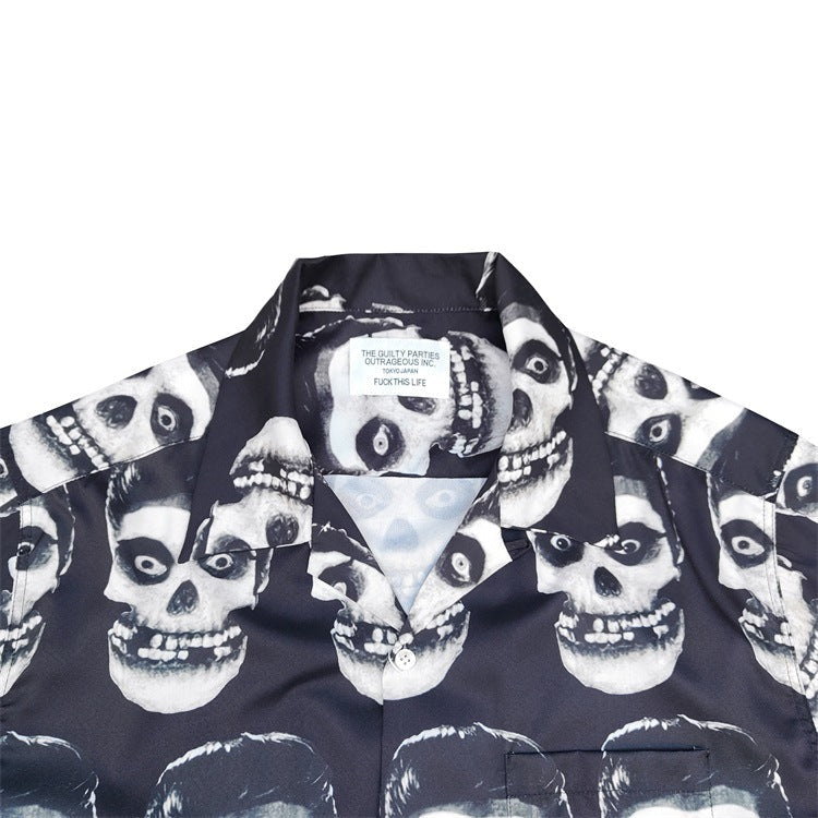 GUILTYPARTIES TIGER Shirts x WEIRDO DAVE Portfolio Skull Short Sleeve Shirts