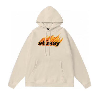 Stussy Hoodie Fall/Winter Fleece Hooded Sweater