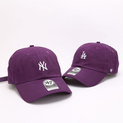 Dodgers and Yankees Baseball Cap 47brand Baseball Cap Female Stylish Hip Hop Hat