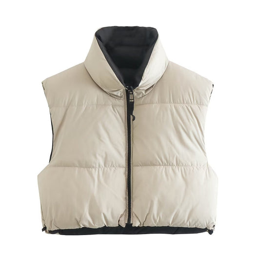 Women Cotton Coat Casual Two-Sided Fashion