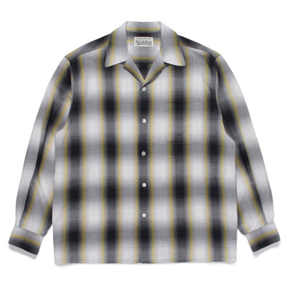 GUILTYPARTIES TIGER Shirts checked striped Hawaiian long-sleeved shirt