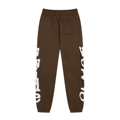 Sp5der Sweatpants Sports Pants Ankle-Tied Fleece Casual