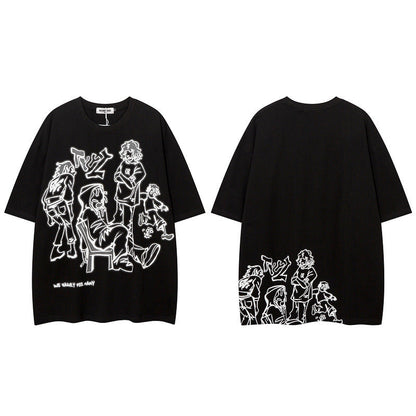Men's T-Shirt Short-Sleeved T-shirt for Men and Women