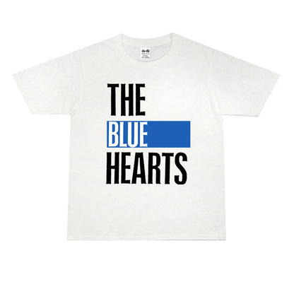 Rock Star T Shirt the Blue Hearts Punk Rock Band Loose Print T-shirt Short Sleeve Cotton
