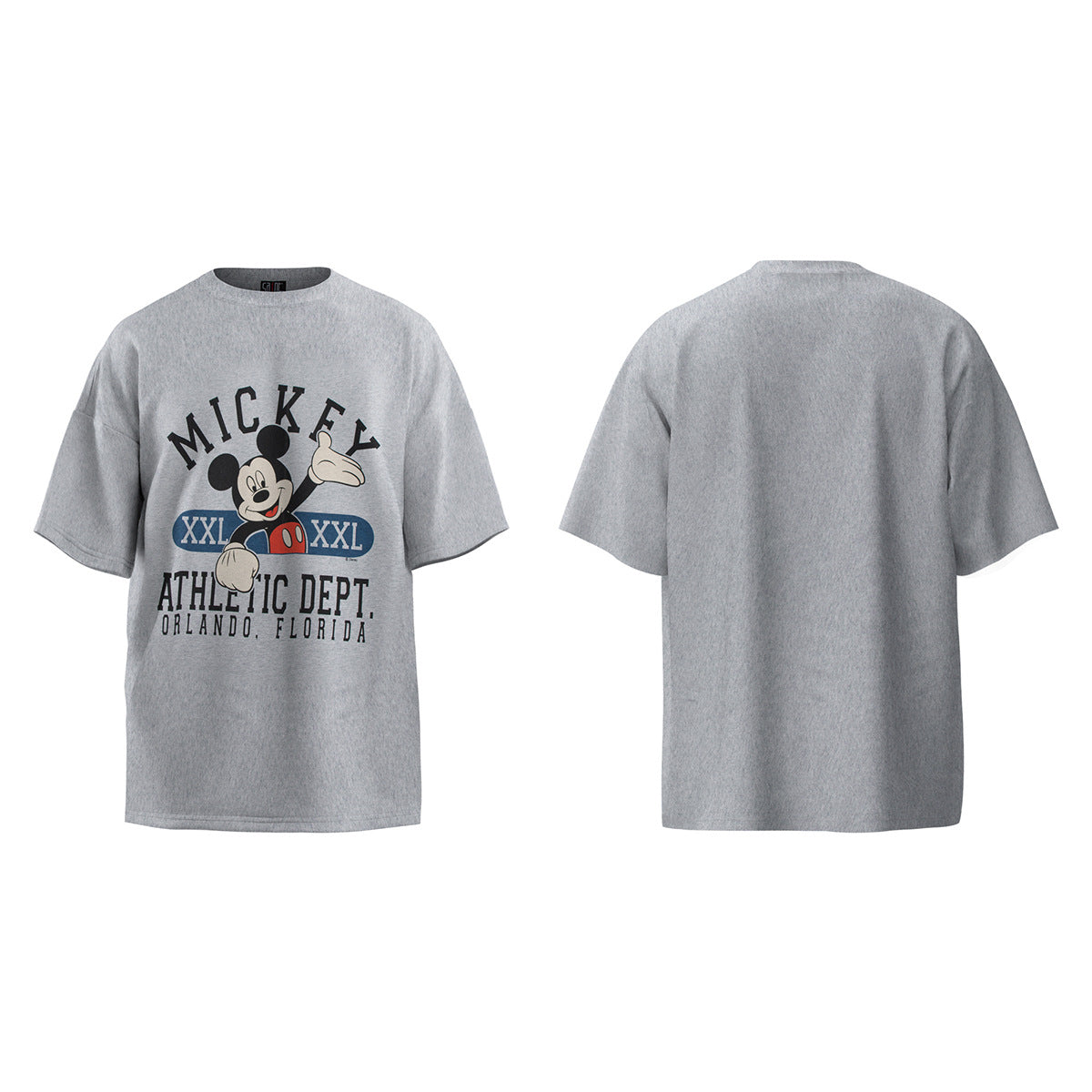 Unisex T-Shirts Disney Mickey Cartoon Casual Loose T-Shirt