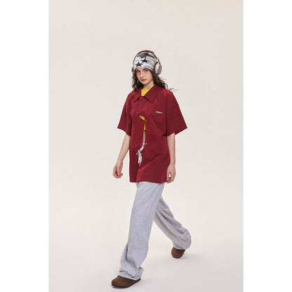 Unisex Shirt Loose Casual Summer