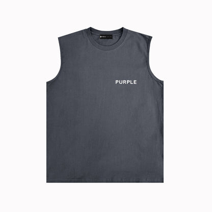 Purple Brand Tank T Shirts Sleeveless T-shirt Vest