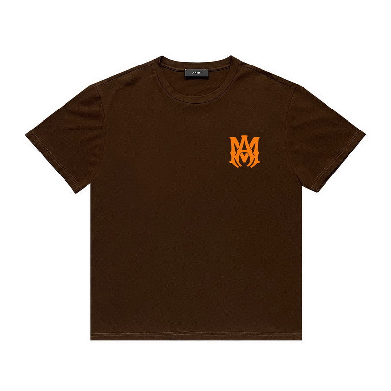 Amiri T Shirt Letter Print Casual round Neck Short Sleeve T-shirt