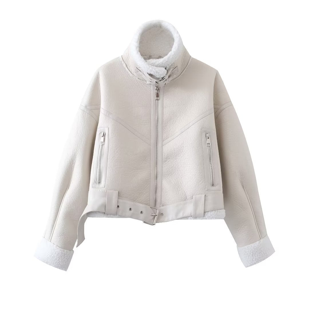Women Cotton Coat Fashionable Warm Padded Jacket