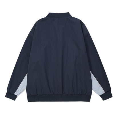 Men Jacket Coat Sports Loose Casual Baseball Uniform