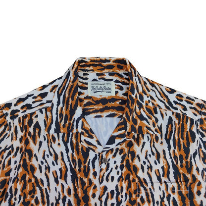 GUILTYPARTIES TIGER Shirts 22AW LEOPARD OPEN Long Sleeve Shirt