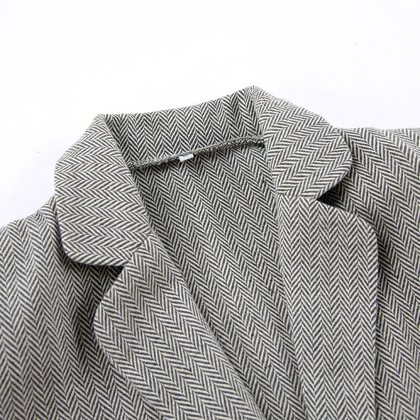 Women Trench Coat Suit Jacket Loose Autumn and Winter