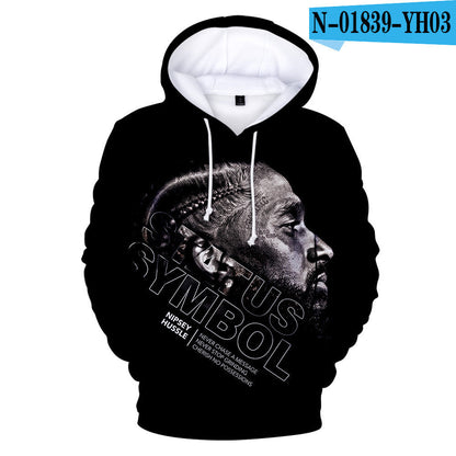 Nipsey Hussle Hoodie Digital 3D Printing