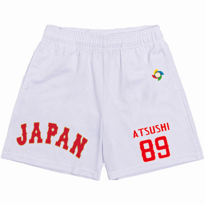 MLB Shorts WBC Otani Shohei No. 16 Ball Shirt Shorts Men's Summer Beach Pants Sports