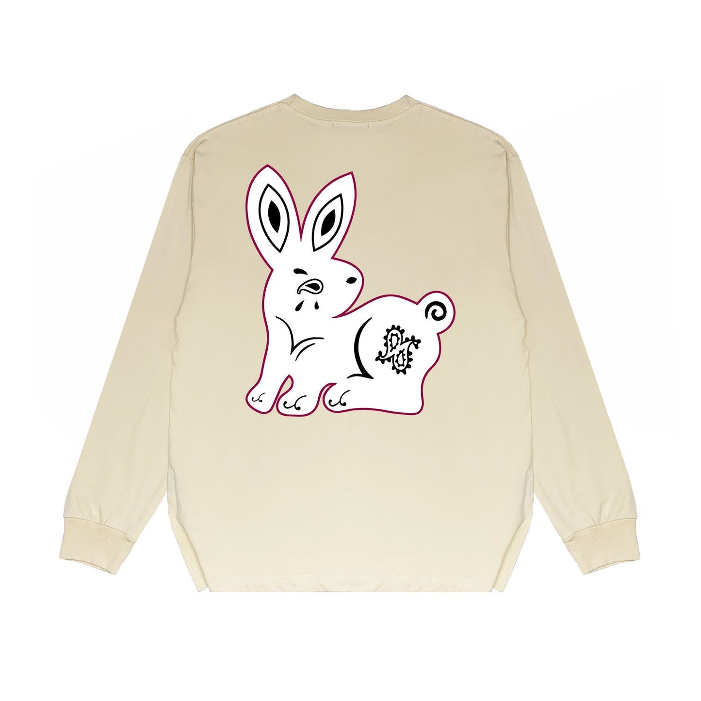 Amiri Long-Sleeve Shirt Creative Bunny Printed Casual Long-Sleeve Shirt