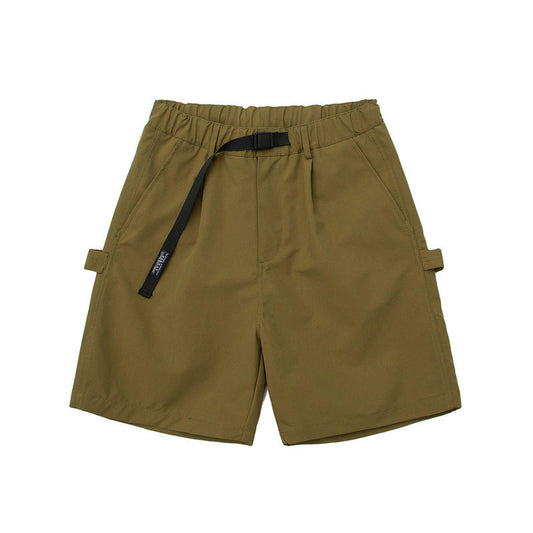 Men Shorts Retro Workwear Shorts Loose Ribbon Shorts