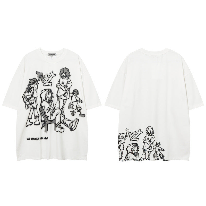 Men's T-Shirt Short-Sleeved T-shirt for Men and Women