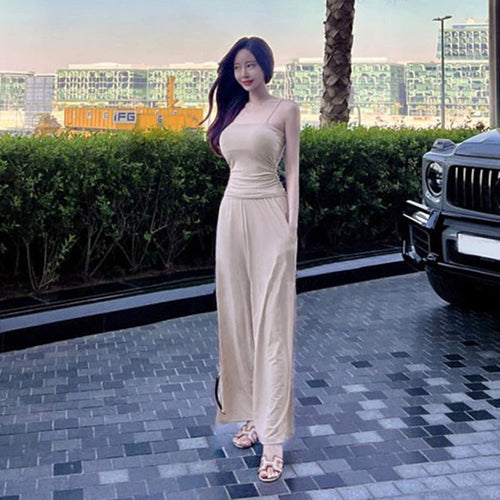 Women Vest Suspenders Vest Trousers Two-Piece Suit Hot Girl