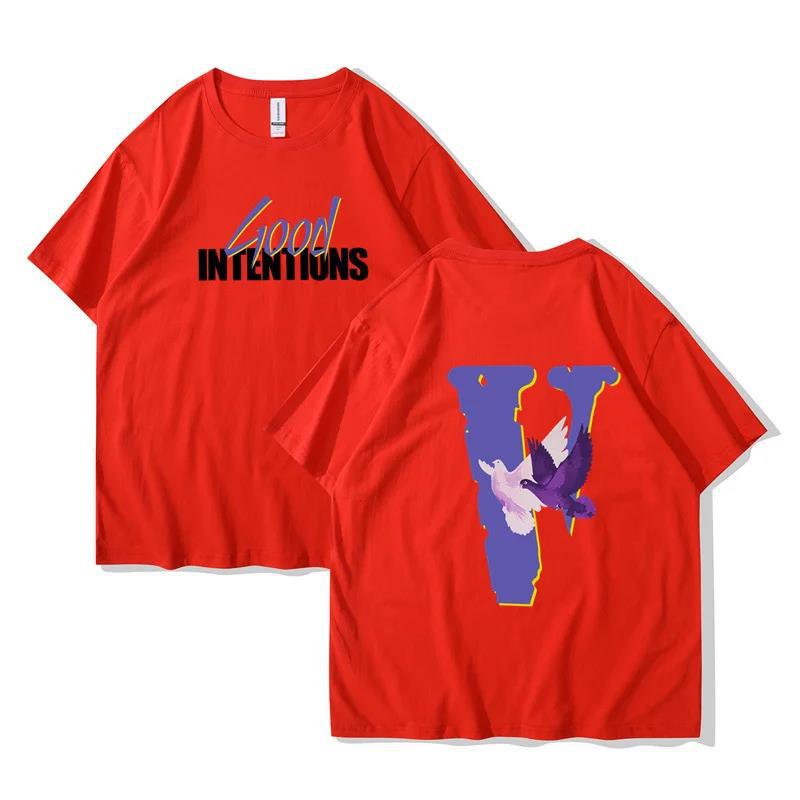Summer Retro Cotton Vlone Brand Printed Quality Women