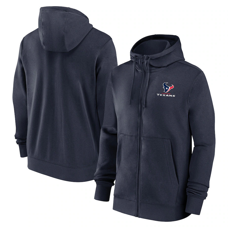 NFL Hoodie Autumn Cardigan Zip Hoodie Casual Sports NFL