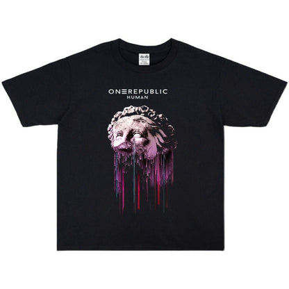 Rock Star T Shirt One Republic Rock Band Cotton T-shirt Short Sleeve Loose Men and Women Casual