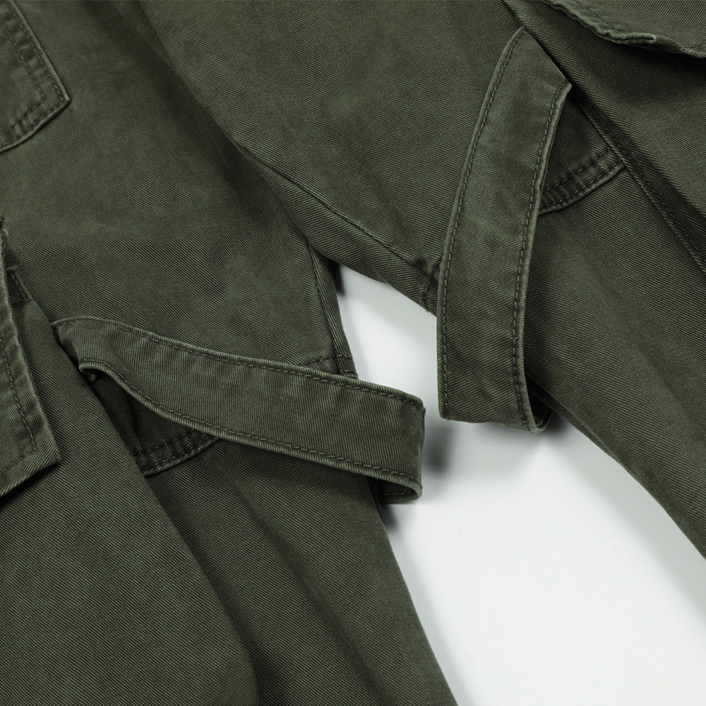 Men Jeans Multi-Pocket Leisure Cargo