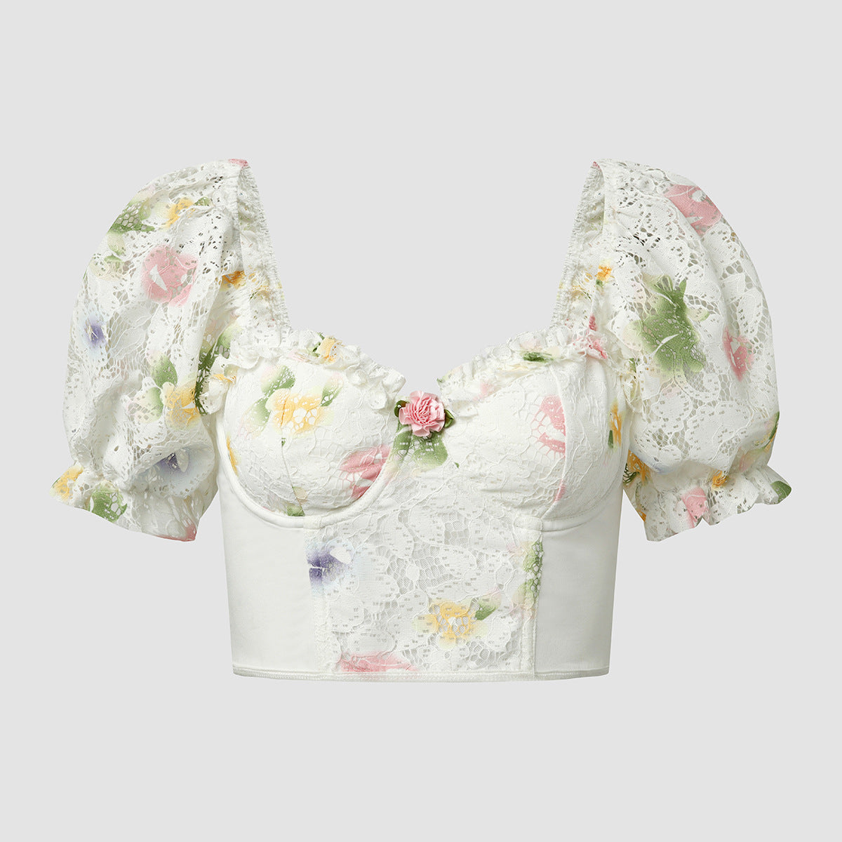 Women Party Tops Sexy Backless Puff Sleeve T-shirt Top