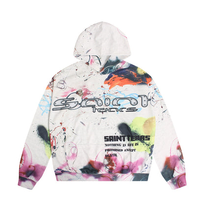 Unisex Hoodies Saint michael Painted Loose Hoodie
