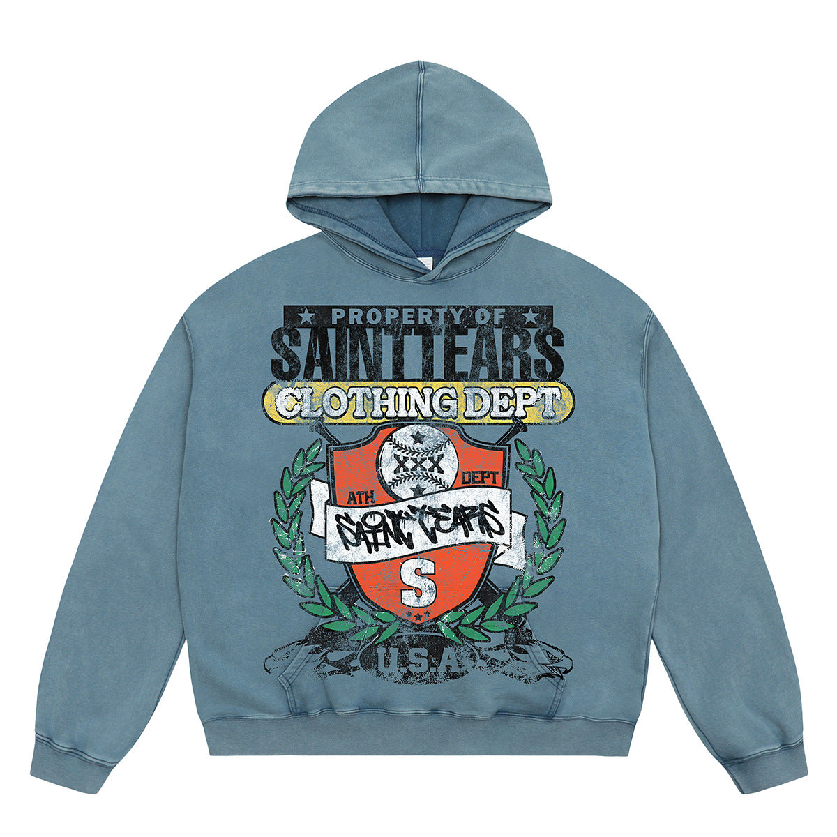 Unisex Hoodies Saint Michael Loose Hip Hop Sweater