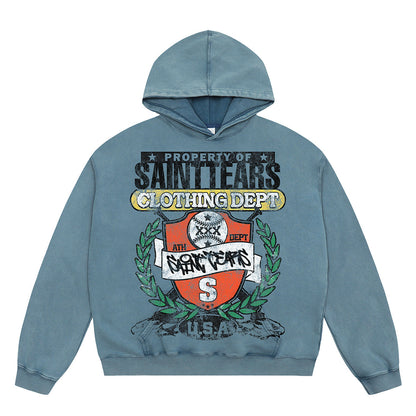 Unisex Hoodies Saint Michael Loose Hip Hop Sweater