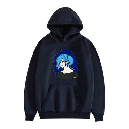 Sally Face Hoodie Sally Face Character Print Casual