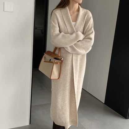 Women Cardigan Sweater Autumn Sweater Jacket Long-Sleeved Loose W2371